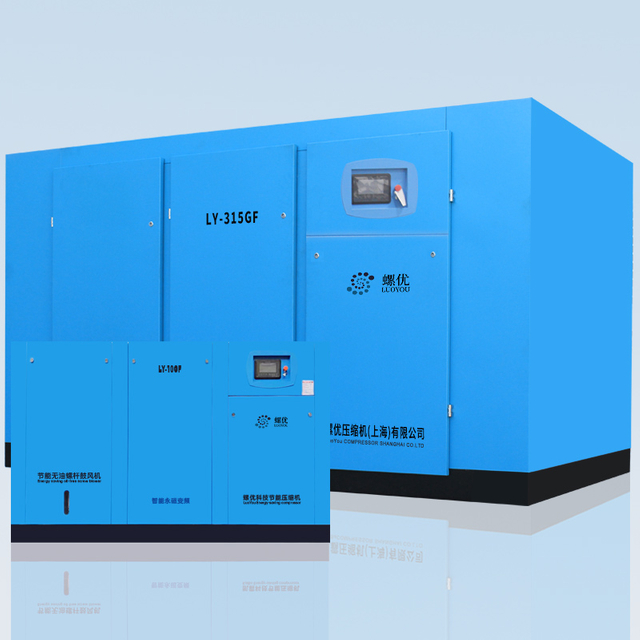 Olievrije luchtcompressor met schone output