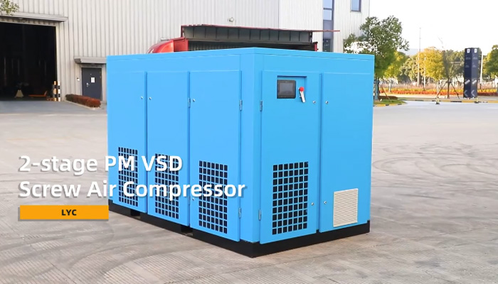 M&aacute;y n&eacute;n kh&iacute; trục v&iacute;t PM VSD 2 tầng